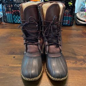 Bean Boots, 10" Shearling-Lined
